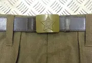 Genuine Russian/USSR/Soviet / CCCP Army Belt With Hammer And Sickle Buckle - NEW