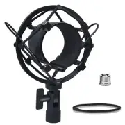 Microphone Shock Mount Mic Holder, Anti-Vibration Suspension Shock Mount Mic ...