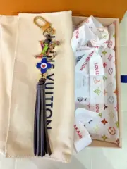 LOUIS VUITTON x Takashi Murakami Bag Charm Tassel Keychain w/Box JP