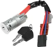 Car Ignition Starter Switch for Peugeot 306 1993-1997 4162.99 416299 252113 Ignition Switch Lock Barrel Cylinder Set with 2 Keys