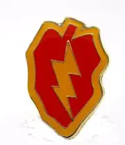 25th Infantry Division United States Army Lapel Hat Pin FAST USA SHIPPING