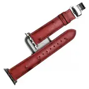 Top Grade Ostrich Genuine Leather Apple Watch Band 38mm 40mm 42mm 44mm Compatible