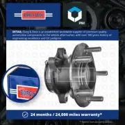 Wheel Bearing Kit fits PEUGEOT 4008 1.6D Rear 2012 on 9HD(DV6C) B&B 1609910580