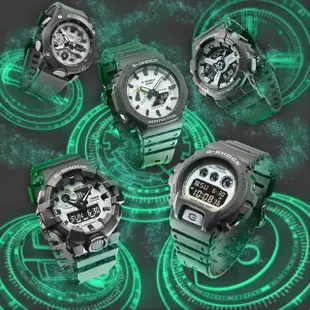 【CASIO 卡西歐】G-SHOCK 酷炫光芒 農家橡樹 八角形運動雙顯手錶-深灰色 45.4mm(GA-2100HD-8A)