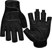 [zolyet] Sailing Gloves 3/4 Short Finger Cycling Mountain Bike ycle Gloves for Men and Women Fishing Kayaking Paddling Sailing Workout Gloves L