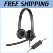 Comfortable Over-Ear USB Headset with Noise-Cancelling Mic - Business Essential
