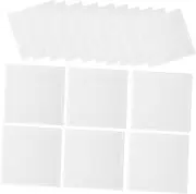 AUTSUPPL 20pcs Self-Adhesive Label Holder Cards Pockets Adhesive Card Bags for Library School Home Office PVC Material Remove