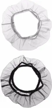 (S White) Net Nylon Mesh Pet Bird Cage Seed Catcher Guard Cover Shell Skirt