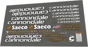 2004 Cannondale CAAD7 Optimo Saeco Team Replica DECAL SET