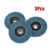 3pcs 3 Inch Sanding Discs Flat Flap Discs 75mm Grinding Wheels For Angle Grinder