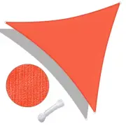 20Ft 97% UV Block Triangle Sun Shade Sail Canopy Outdoor Pool Watermelon Red