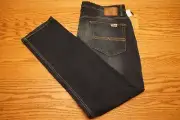NWT MENS BUFFALO DAVID BITTON JEANS Size 40 x 32 Ash-X Slim Stretch Green Cast
