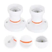 2 Pcs Dual Lamp Holder Socket Light Screw Sockets