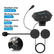 New Bluetooth Motorcycle Helmet Headset Headphone Wireless Bike Handsfree Stereo