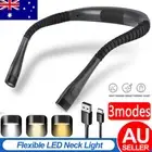 LED Neck Reading Light Rechargeable Book Light Flexible Handsfree Read Lamp