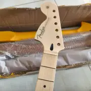 Left big head 22 fret maple ST guitar neck maple fingerboard Inlay matte