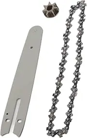 Chainsaw Chain Set, Efficient Reduce Abrasion Reduce Resistance Guide Plate Saw Chain Set for Mini Electric Chainsaw