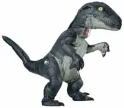 Blue Velociraptor Dinosaur Jurassic World Fallen Kingdom Adult Mens Costume OS