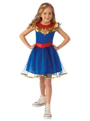Captain Marvel Tutu Dress Child Costume - Small