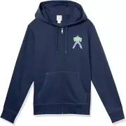 Amazon Essentials Marvel Mens Fleece Full-Zip Hoodie Sweatshirt Hulk Large Women