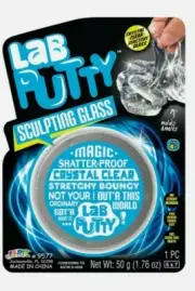 Ja-Ru Lab Putty Sculpting Toy Clear in Tin 1.76 Oz