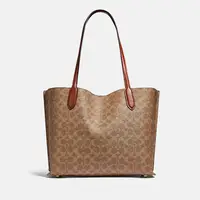 在飛比找樂天市場購物網優惠-COACH托特包 Willow Tote In Signat