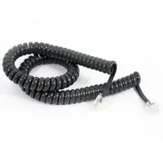 Yealink CAB-T27/9 Spiral Curly Cable for Handset T27 and T29, RJ9 (4P4C) port for both the handset and the headset SPC-2.5M CAB-T27/9