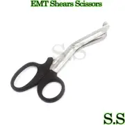 Black Scissors 5.5" Black Bandage Paramedic EMS Hospital Utility Shears