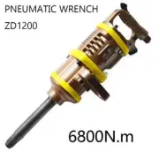 ZD1200 Pneumatic Impact Wrench Auto Repair Tool High Torque 6800N.m Industrial