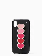 ombre heart iphone xr stand case