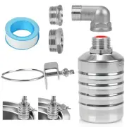 Float Valve with 1/2", 3/4", 1" Adapters -304 Stainless Steel Water Float Val...