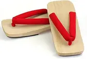 [GHYUB] Japanese Wooden Clogs Sandals Slippers ， Wooden Flip-Flop Clogs Thong Sandals Summer Slippers Casual Shoes Wood Flip Flops Sandals Slippers Shoes Traditional Wood Geta Sandals