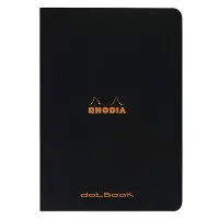 在飛比找誠品線上優惠-法國RHODIA 騎馬釘方眼筆記本/ A5/ Black/ 