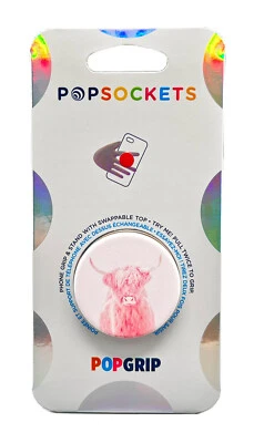 PopSockets Yak Pink Phone Grip Holder PopSocket Pop Socket PopGrip