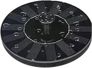 Outdoor Water Feature Lotus Floating Solar Fountain Garden Waterfall Fountain Pool Pond Bird Bath Solar Panel Water Pump Garden Decoration Pond Water Features(Water Fountain)