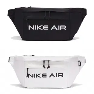 Nike 腰包 Air Tech Waist Bag斜背包 外出 大容量 多夾層 黑 DC7354010 灰白025