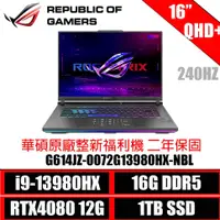 在飛比找蝦皮商城優惠-ASUS 華碩 ROG Strix G614JZ-0072G