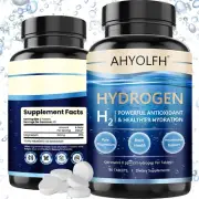Hydrogen Water Tablets – H2 Supplement for Brain Health & Energy,Non-GMO