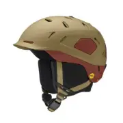 Smith Nexus MIPS Snow Helmet, Matte Sandstorm/Terra, Medium