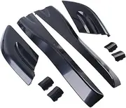 Car Black Roof Rack Cover Roof Luggage Bar Rail End Shell Plasitc Cover 8pcs,Compatible with Hyundai Tucson 2004 2005 2006 2007 2008