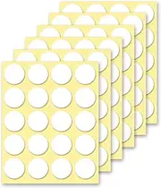 TOMIBAOLE 120Pcs Sticky Clear Adhesive Dots,25mm/0.98"" Double Sided Glue Dots,Removable Putty No Trace Small Stickers for Wall Poster,Pictures,Party,Handmake,Crafts,Balloons (120, 25mm), transparent