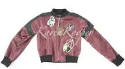 LOUIS VUITTON WOMEN EMBROIDERED PATCH SOUVENIR BOMBER JACKET COAT MIRANDA KERR