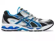 ASICS GEL-NIMBUS 10.1 MEN's Running Shoes White / Blue Standard 1203A543.101