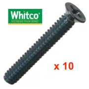 Whitco Cylinder Retaining Screws x 10 Pack 1-1/4" x 3/16"-Free Post -WS070400