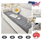 Luxury Blue-Grey Couch Cover for Dogs – Fuzzy, Machine Washable, Non-Slip Design