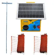 Thunderbird 100m Poultry Netting w/ S-50B 5km Electric Fence Energiser