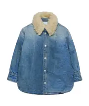Long-sleeved denim jacket 12Y blue denim
