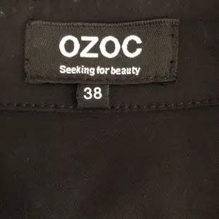 OZOC 洋裝綁帶腰身大衣