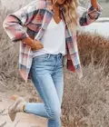 Pretty Pink Plaid Shacket
