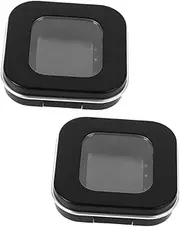 FRCOLOR Travel Makeup Containers Loose Powder Case Magnetic Eyeshadow Box Empty Cosmetic Plate Compact Portable